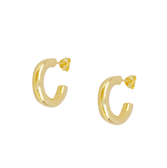 J Hoop Earrings