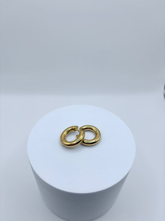 18k Gold Plated Huggies