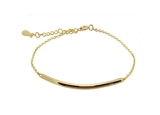 Gold Tube Bracelet