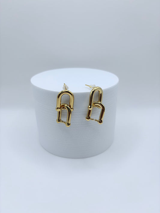 18k Gold Plated Drop Earrings