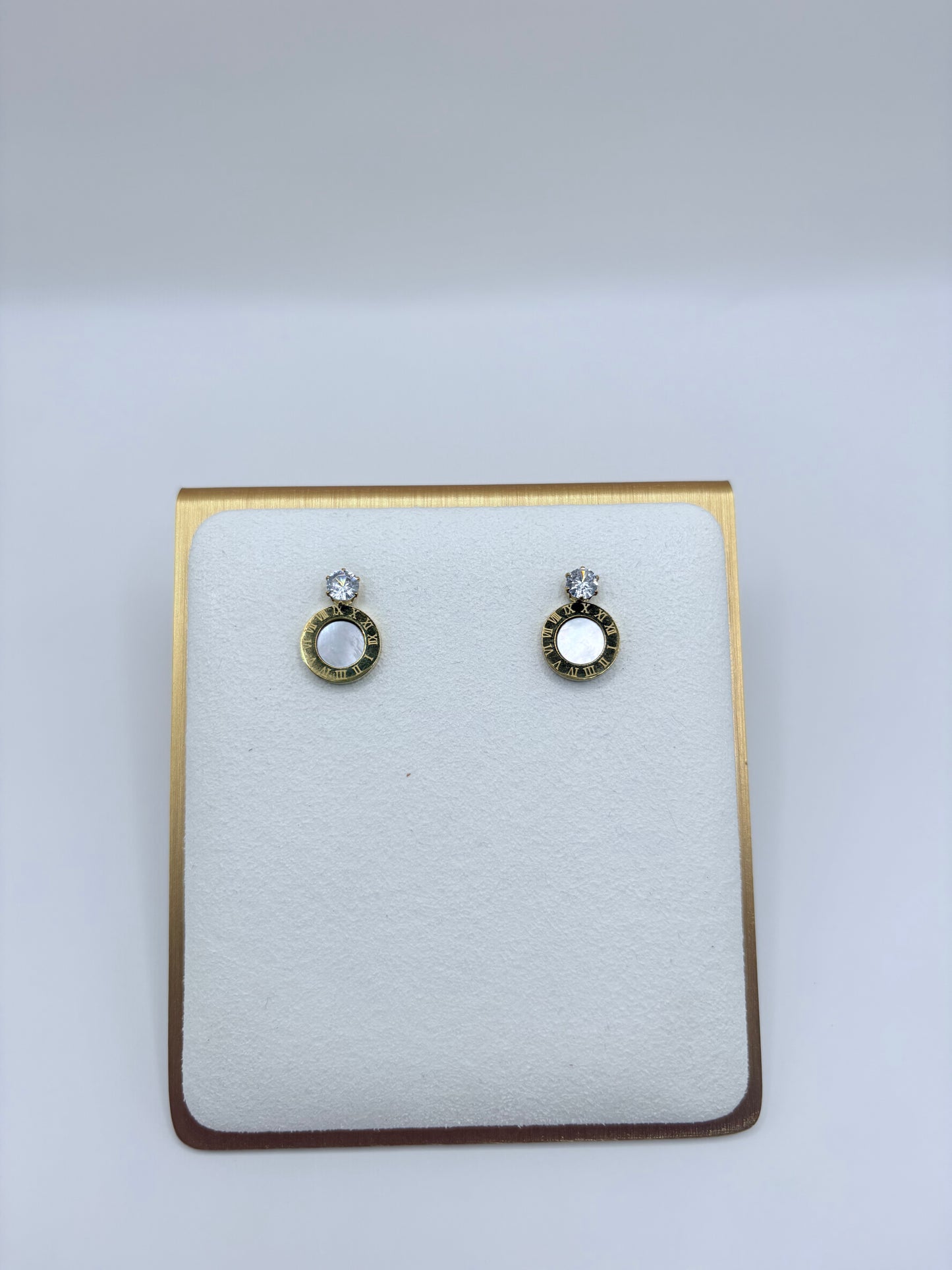18k Gold Plated Stud Earrings
