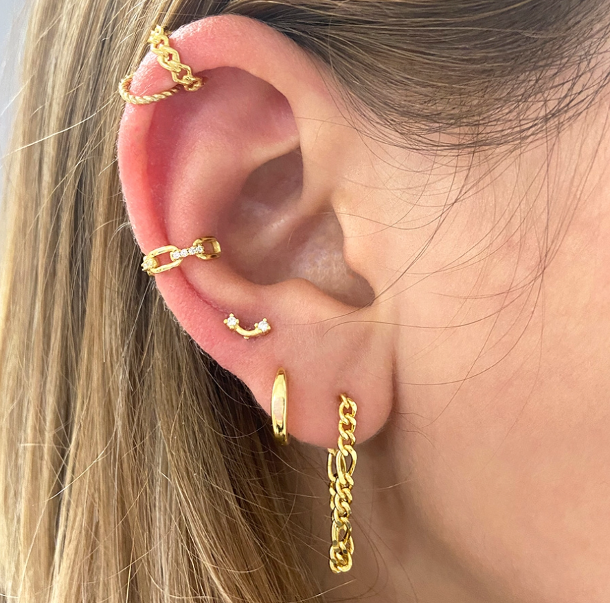 Hoop Click Earrings